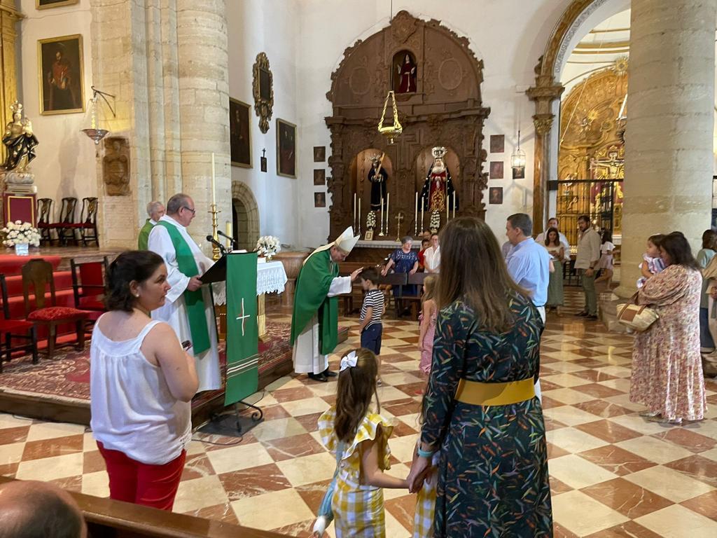 Visita Pastoral del Sr. Obispo, D. Jesús Catalá, a la parroquia de San Juan Bautista, en Antequera