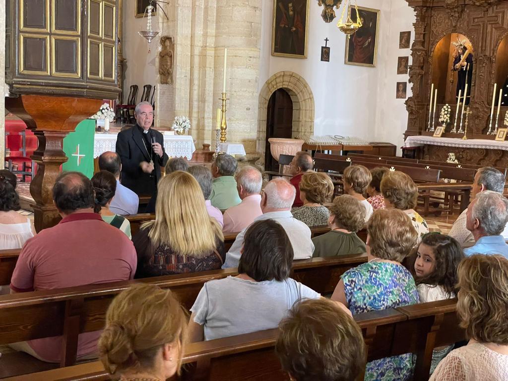 Visita Pastoral del Sr. Obispo, D. Jesús Catalá, a la parroquia de San Juan Bautista, en Antequera
