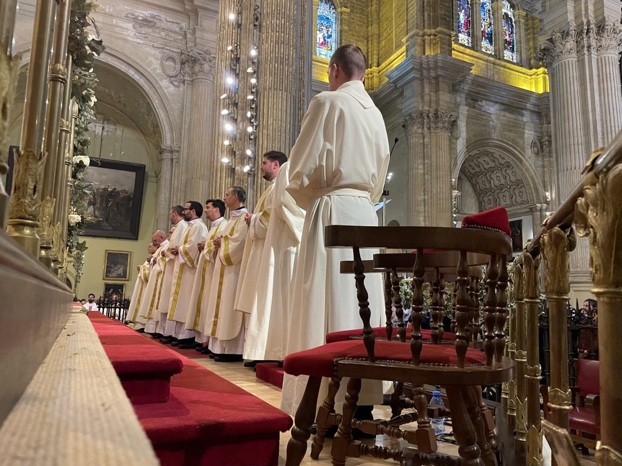 Ordenación de ocho diáconos en la Catedral de Málaga // E. LLAMAS