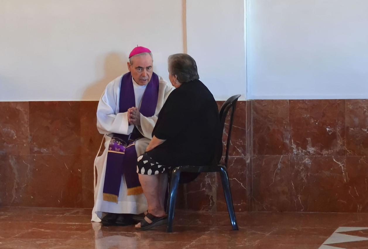 «Con esta Visita Pastoral, reconozco que no estamos solos y lo veo en su oración y sus gestos»