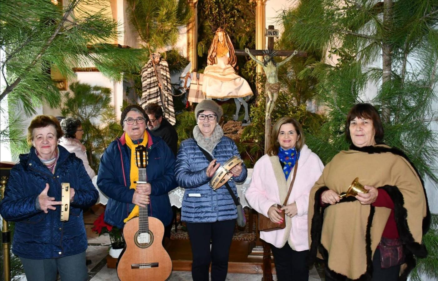 Los vecinos de Algatocín acompañan a la Sagrada Familia en su búsqueda de posada