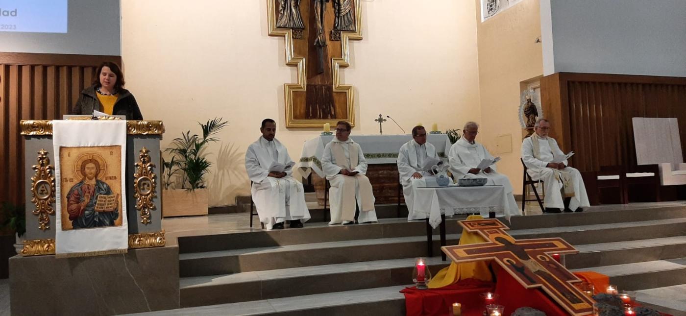 Celebración en la parroquia de San José en Fuengirola el 18 de enero de 2023