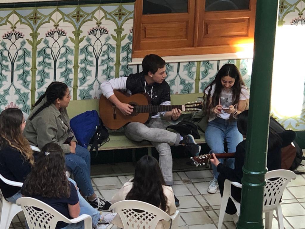 Los jóvenes subieron a la Montaña