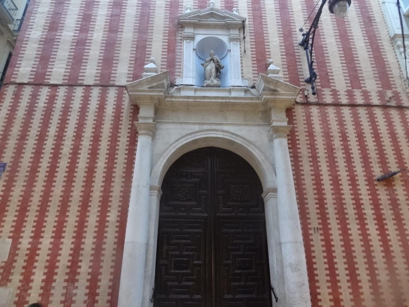 Fachada de la iglesia de la Concepción