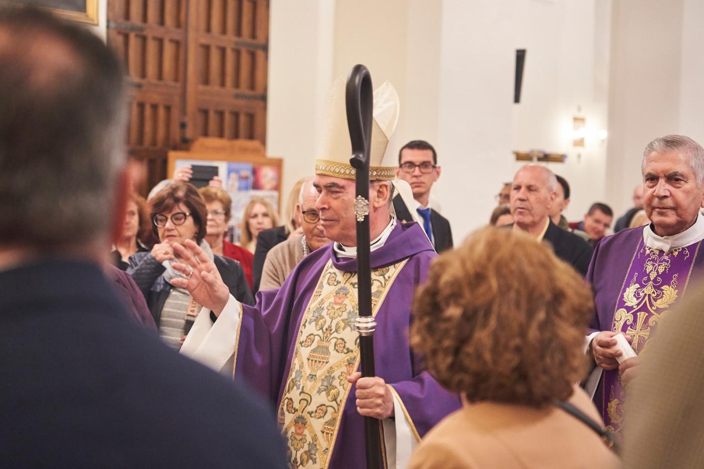 El Sr. Obispo visita la parroquia de El Salvador, en Nerja