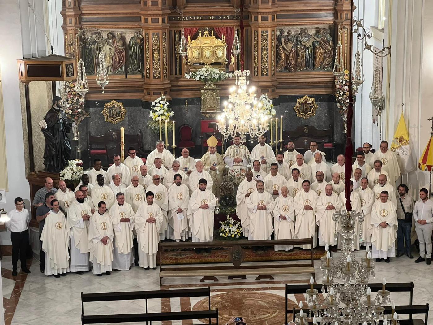 El clero diocesano peregrina a Montilla, la tierra de su patrón