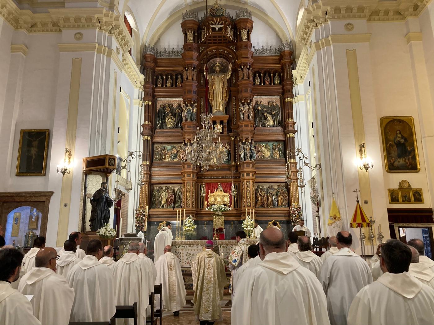 El clero diocesano peregrina a Montilla, la tierra de su patrón