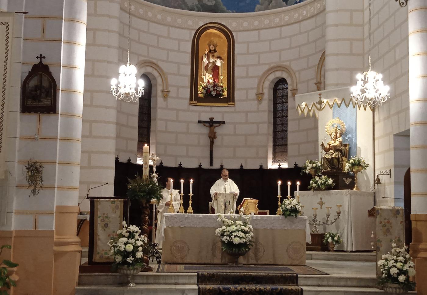 Misa celebrada en la parroquia del Sagrado Corazón de Melilla