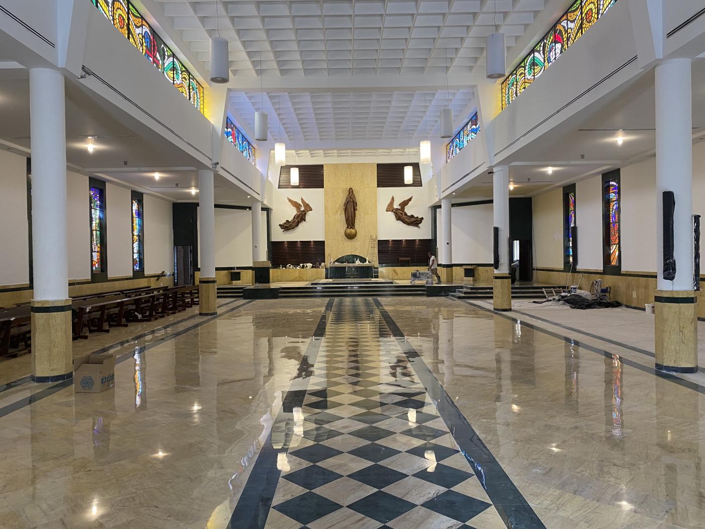 Templo de Santa María de la Amargura, en Málaga, tras la última intervención