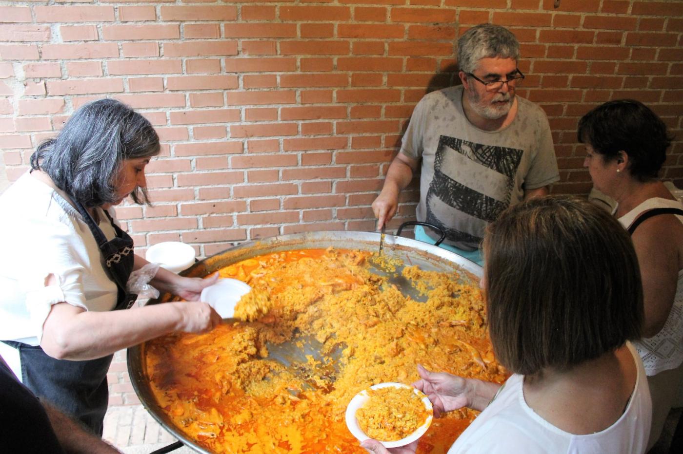 Momento de la convivencia de final de curso de la parroquia de Ntra. Sra. de Los Ángeles