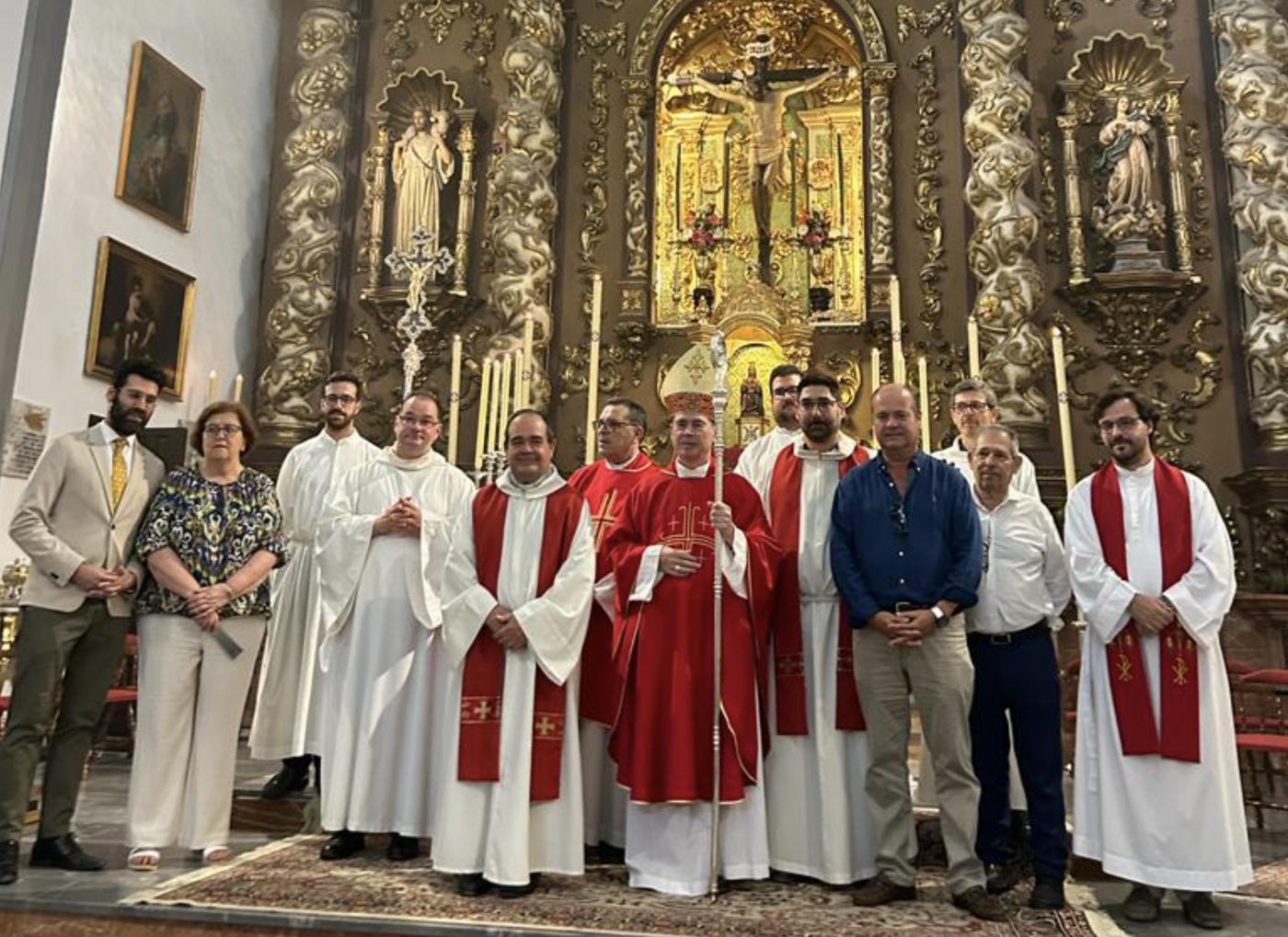 El obispo de Málaga inaugura la remodelación de la parroquia de San Juan, en Málaga