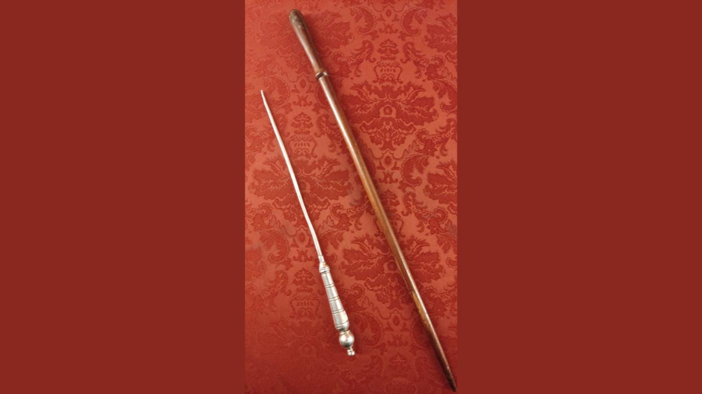 El puntero del ceremoniero