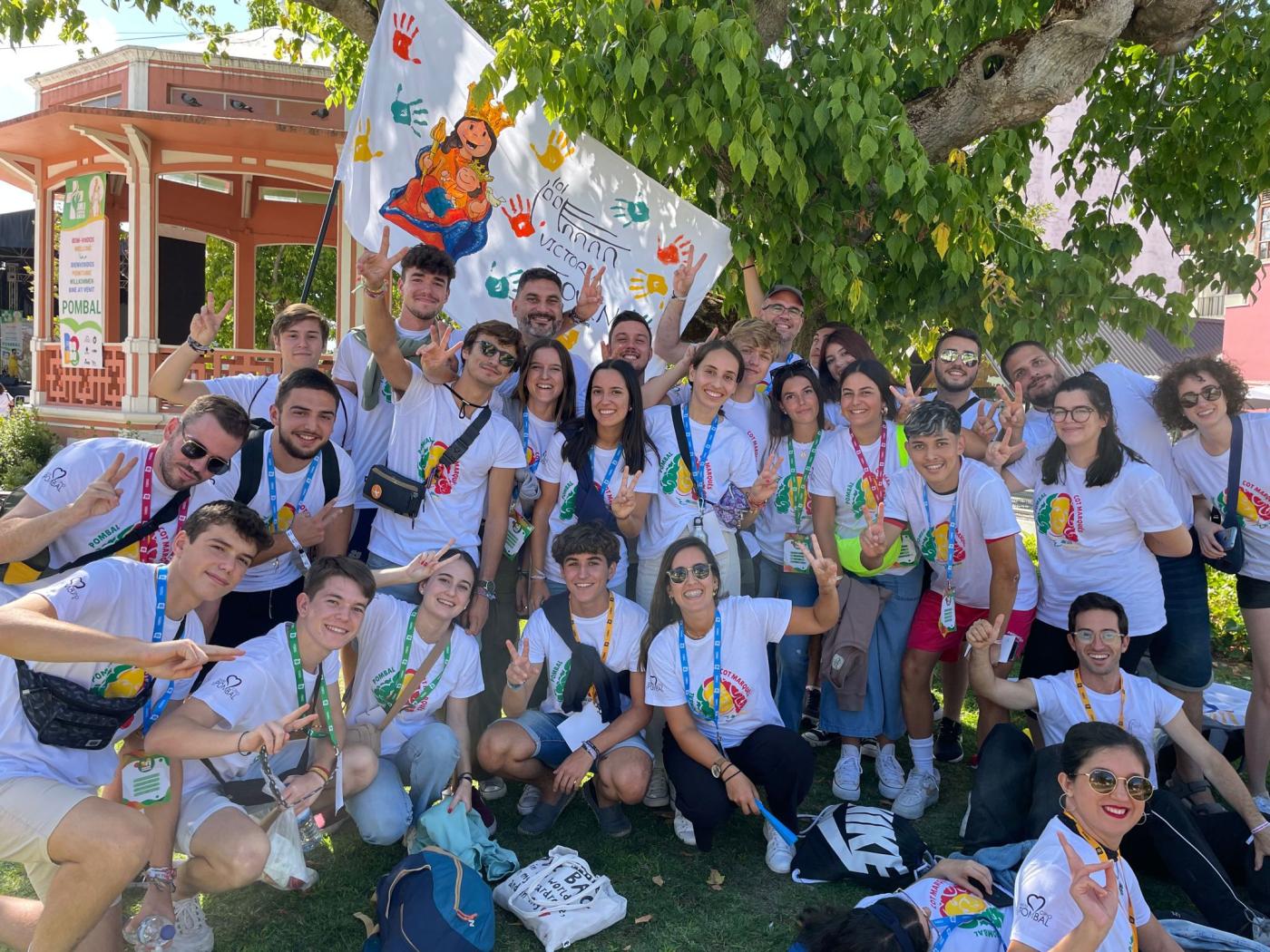 Jóvenes de la parroquia de la Victoria