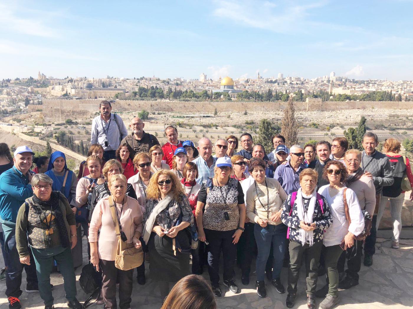 Visita a Tierra Santa con las parroquias de de Alozaina, Casarabonela y Tolox