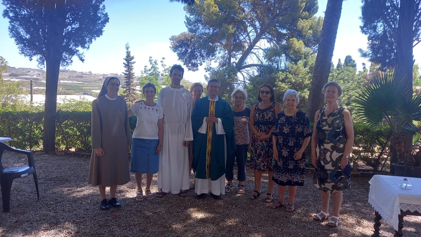 Participantes en los Ejercicios Espirituales celebrados en agosto en Trayamar
