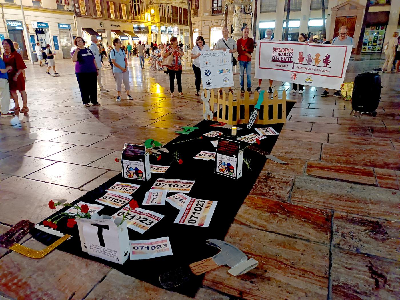 Actos en la Jornada por el Trabajo Decente en Málaga / F. GUZMÁN