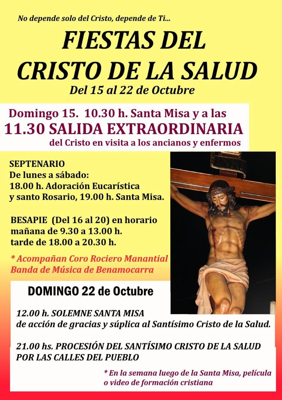 El Cristo de la Salud visita a los enfermos y mayores de Benamocarra