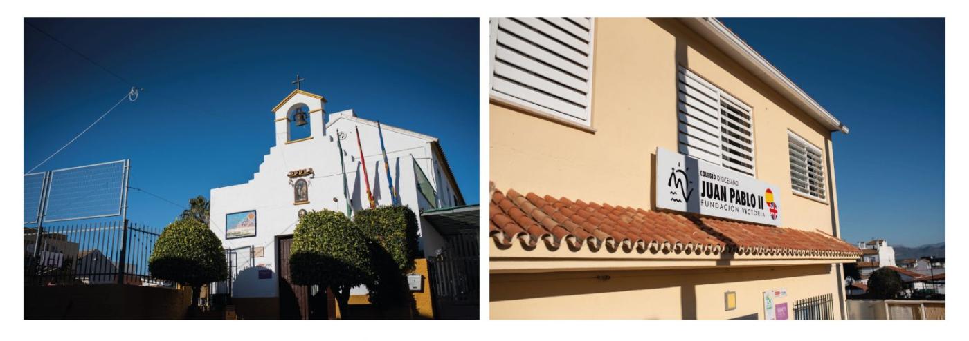 Escuela Rural El Peñón y Colegio Diocesano Juan Pablo II, perteneciente al CRA Guadalhorce