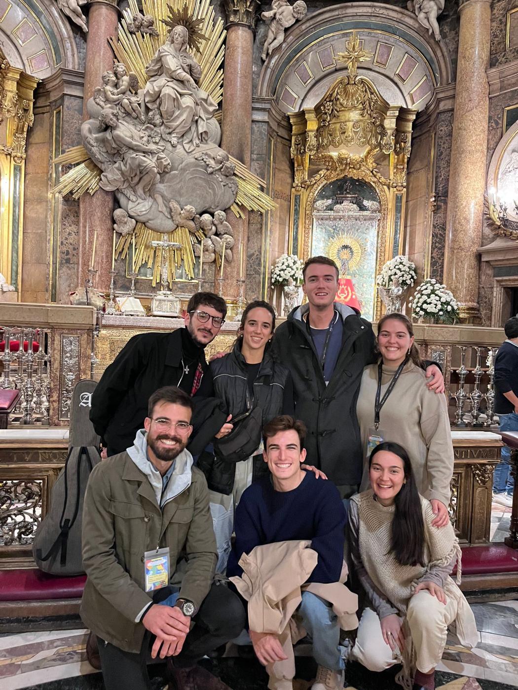 Juan Baena, miembros de Shemá y otros participantes