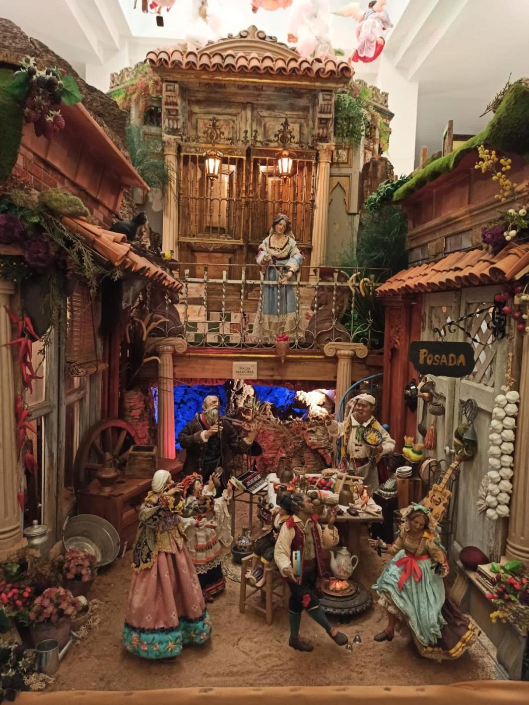 La parroquia de Fátima inaugura un Belén napolitano