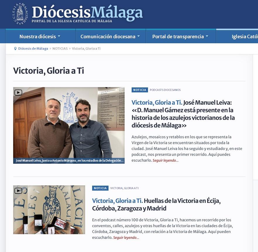 ¿Dónde encontrar en redes sociales a la Virgen de la Victoria y a los Mínimos?
