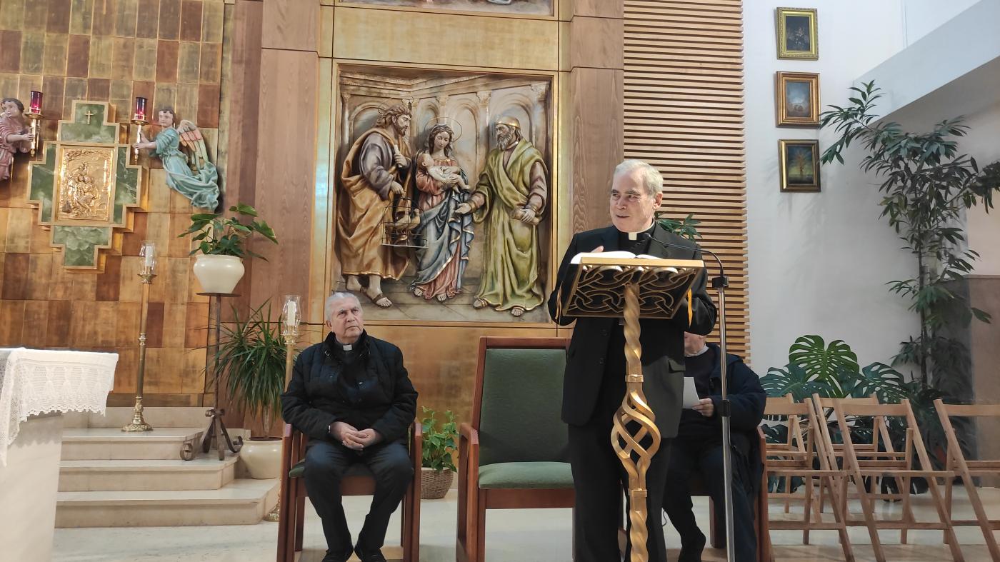 «Es una alegría recibir una visita de quien viene a cuidarte, guiarte, acompañarte y compartir la vida»