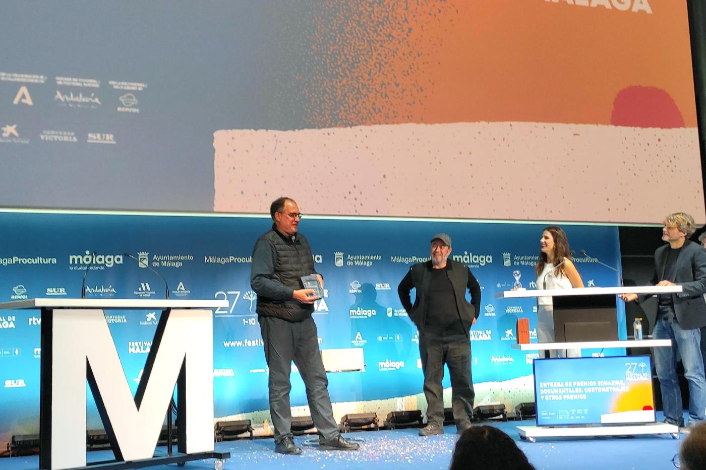 Fernando Riera durante la entrega del Premio Signis // J. DURÁN