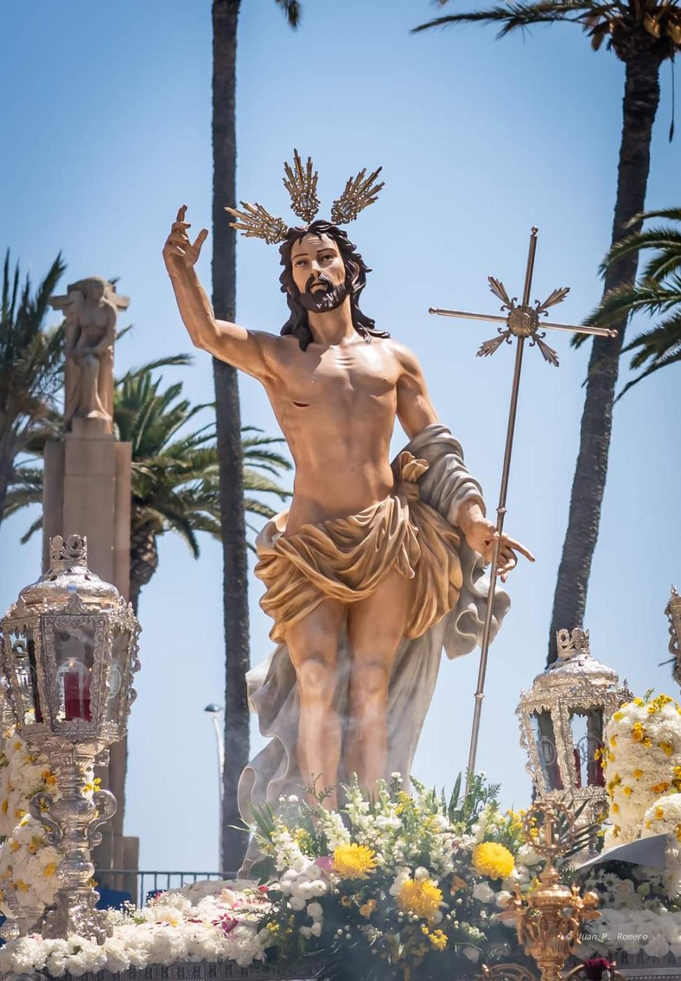 Ntra. Sra. del Mayor Dolor que acompaña a Jesús Flagelado el Jueves Santo en Melilla
