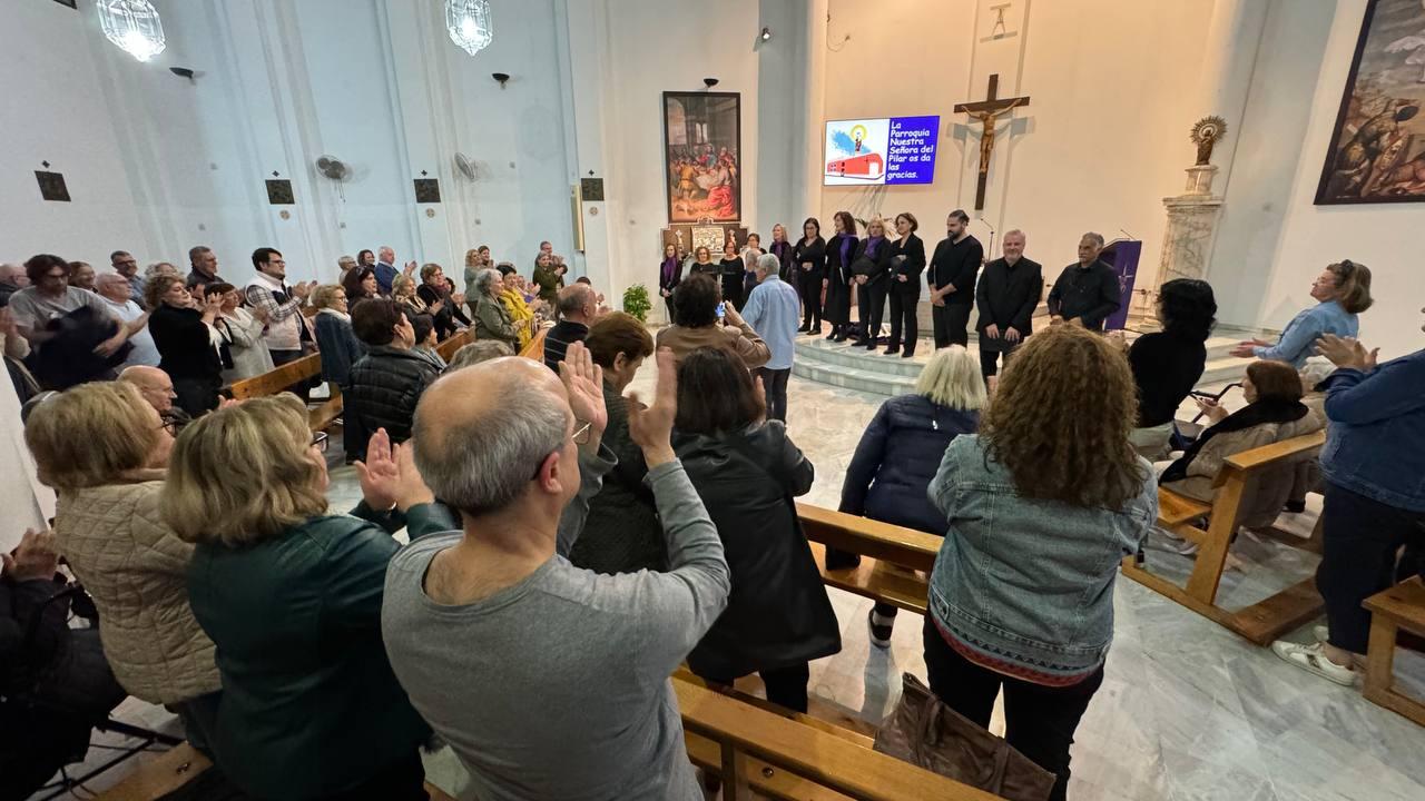 Un concierto de música sacra en la parroquia Nuestra Señora del Pilar prepara para la Semana Santa