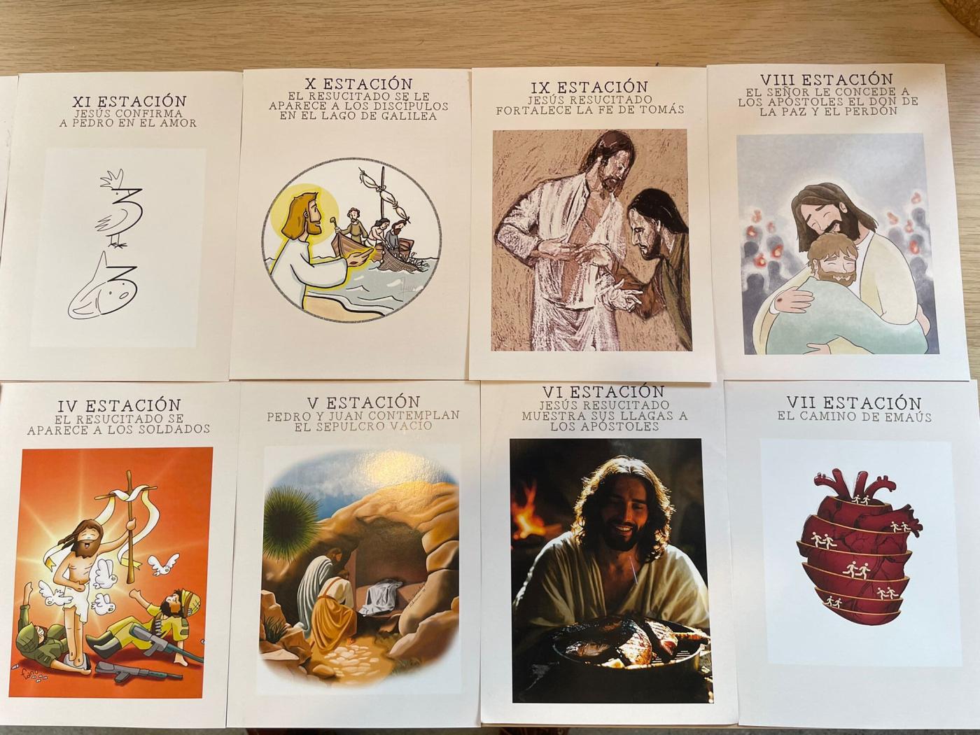 Más de 140 personas rezan el Via Lucis ante el Resucitado