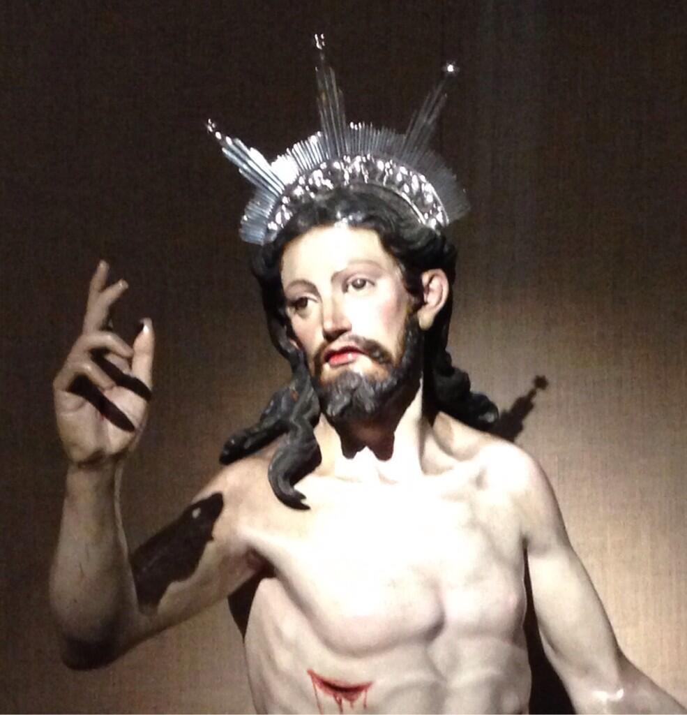 «El Monasterio del Císter, en El Atabal, custodia al primer Resucitado que procesionó en Málaga»