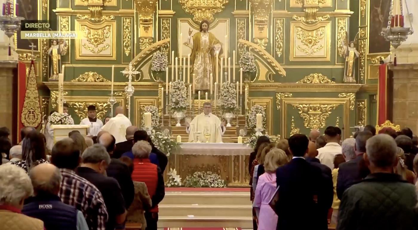 Canal Sur retransmite la Misa dominical desde Marbella, Málaga y Antequera