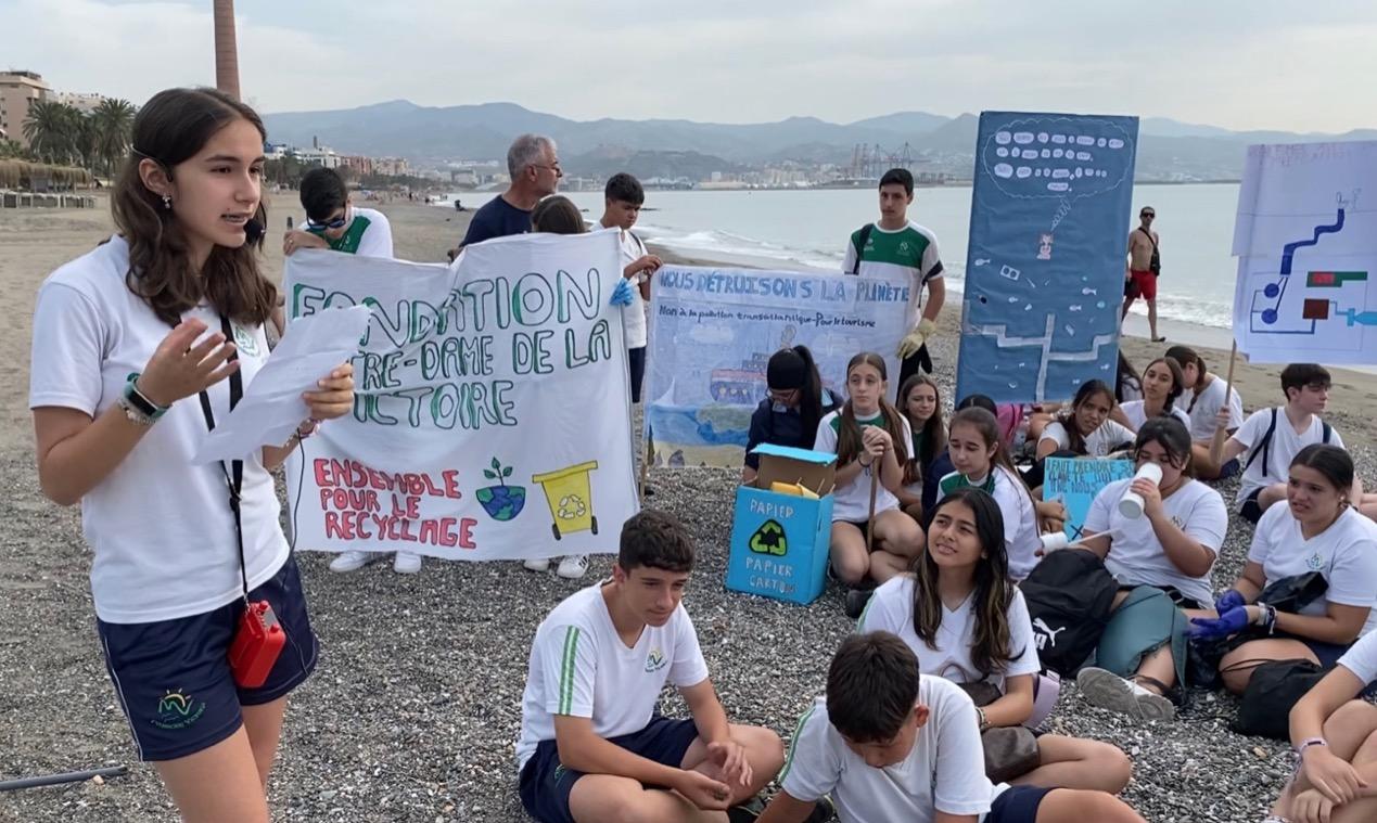 El Colegio Diocesano Espíritu Santo fusiona francés y cuidado de la creación