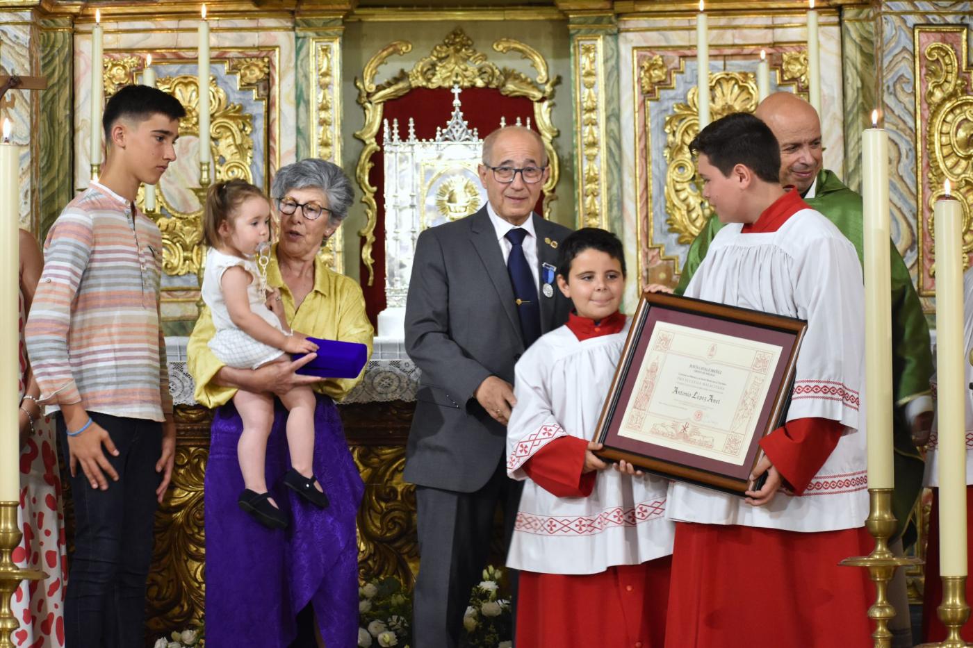 Antonio López: «Empecé como monaguillo, con unos 8 años, y aquí sigo»