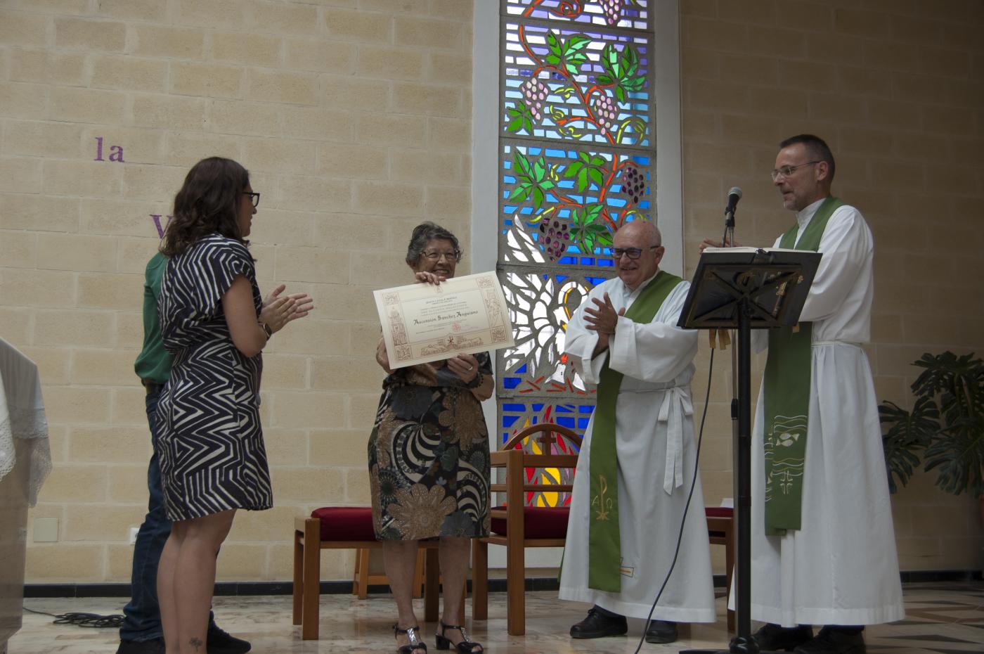 Ascensión Sánchez: «Soy parte de una parroquia muy unida, El Salvador»