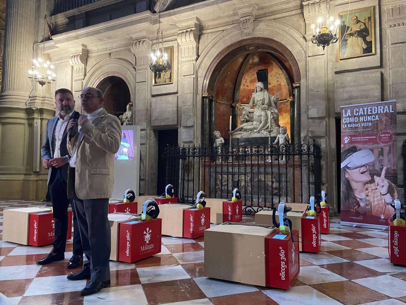 Presentación de la visita virtual en la Catedral de Málaga // E. LLAMAS