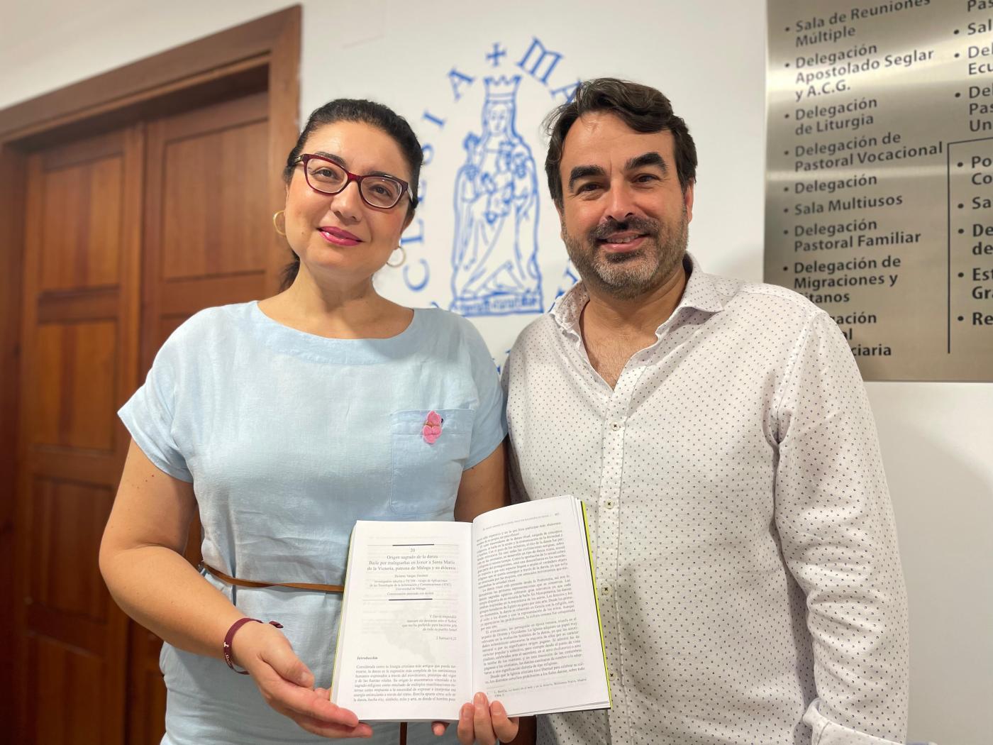 Dolores Vargas: «Es maravilloso rezar bailando ante la Patrona, la Virgen de la Victoria»