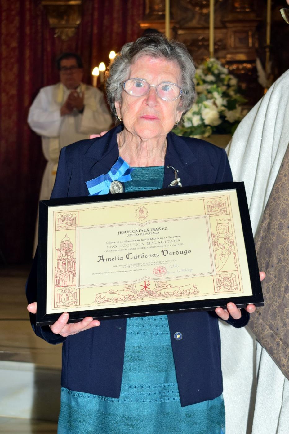 Amelia Cárdenas: «El lugar donde me gusta ir, más que a ninguna otra parte, es la iglesia»