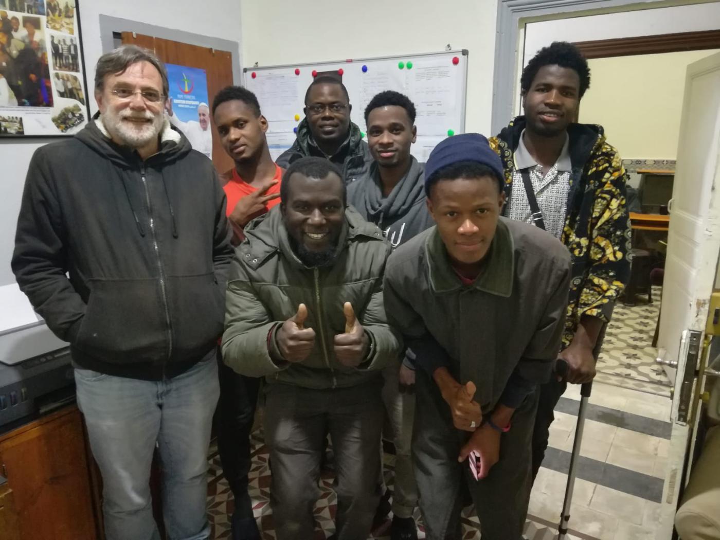 Silvio Testa en proyectos con jóvenes migrantes en Marruecos