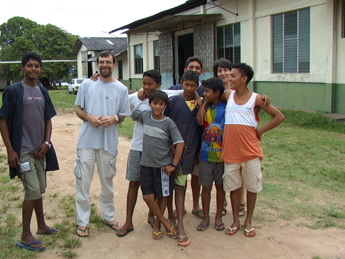 Silvio, en Brasil, hace años