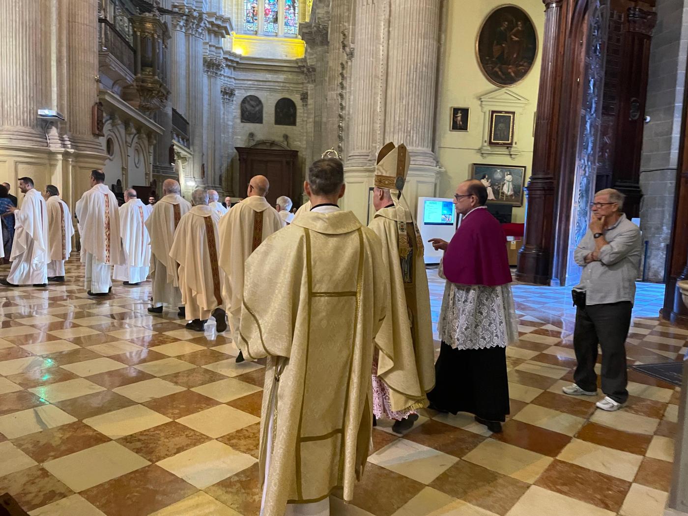 José Ignacio, José Francisco y Antonio, futuros diáconos de la Iglesia de Málaga