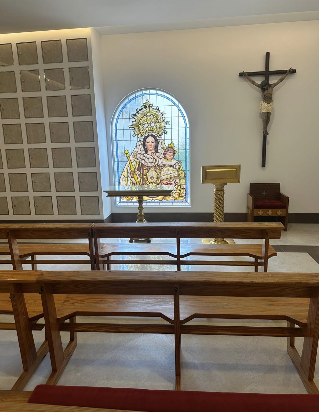 El Sr. Obispo bendecirá el nuevo columbario de Virgen del Carmen y Santa Fe de Los Boliches