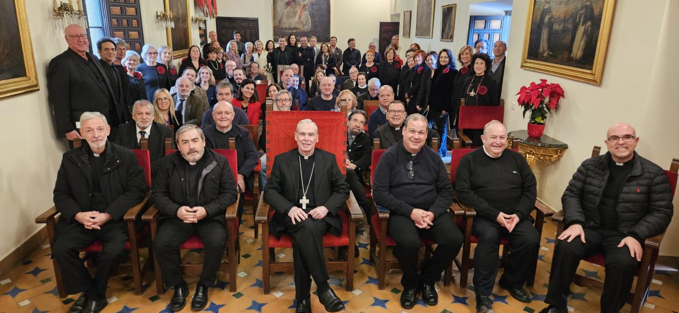 Felicitación de la Curia Diocesana a D. Jesús Catalá