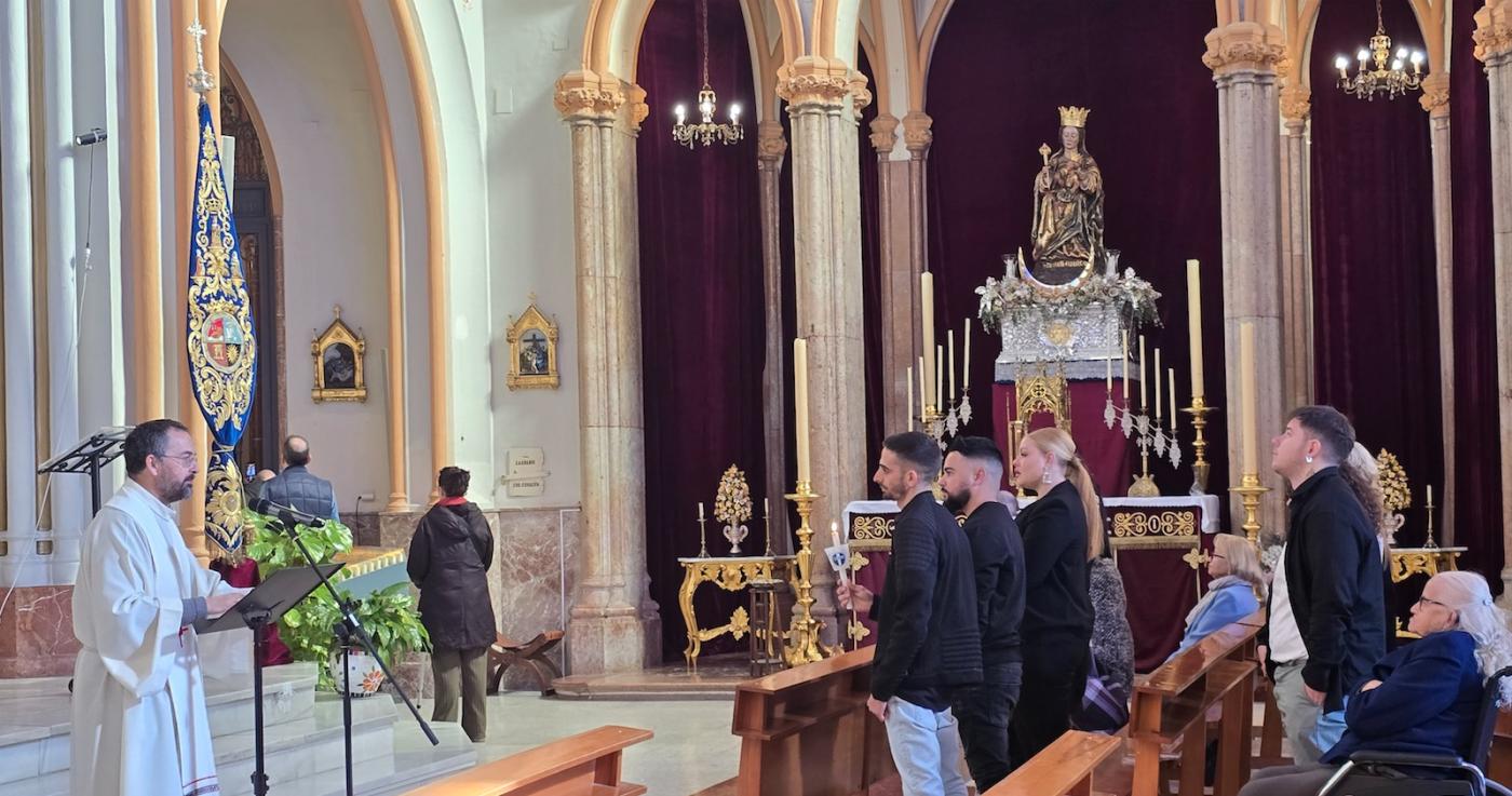 La llegada de la Patrona a la parroquia de San Pablo, en Málaga