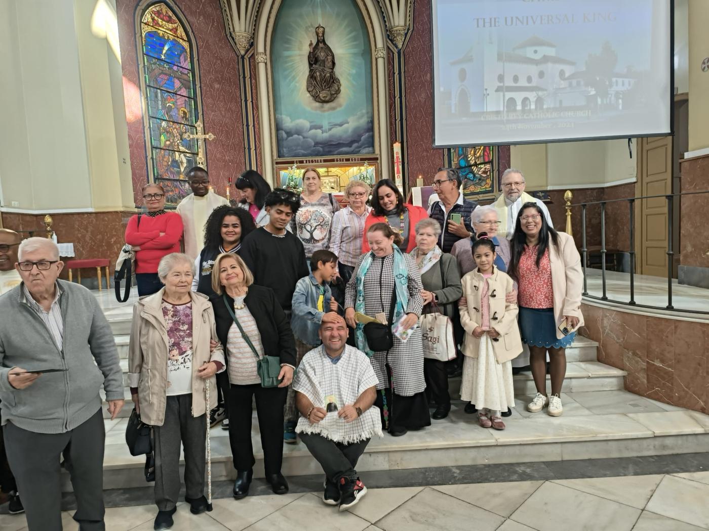 Participantes en la Misa de Acción de gracias por la canonización de San José Allamano celebrada el pasado mes de noviembre en Cristo Rey