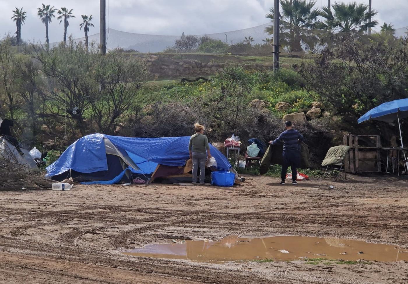 Llegan a Málaga las personas que no pudieron acceder al CETI en Melilla