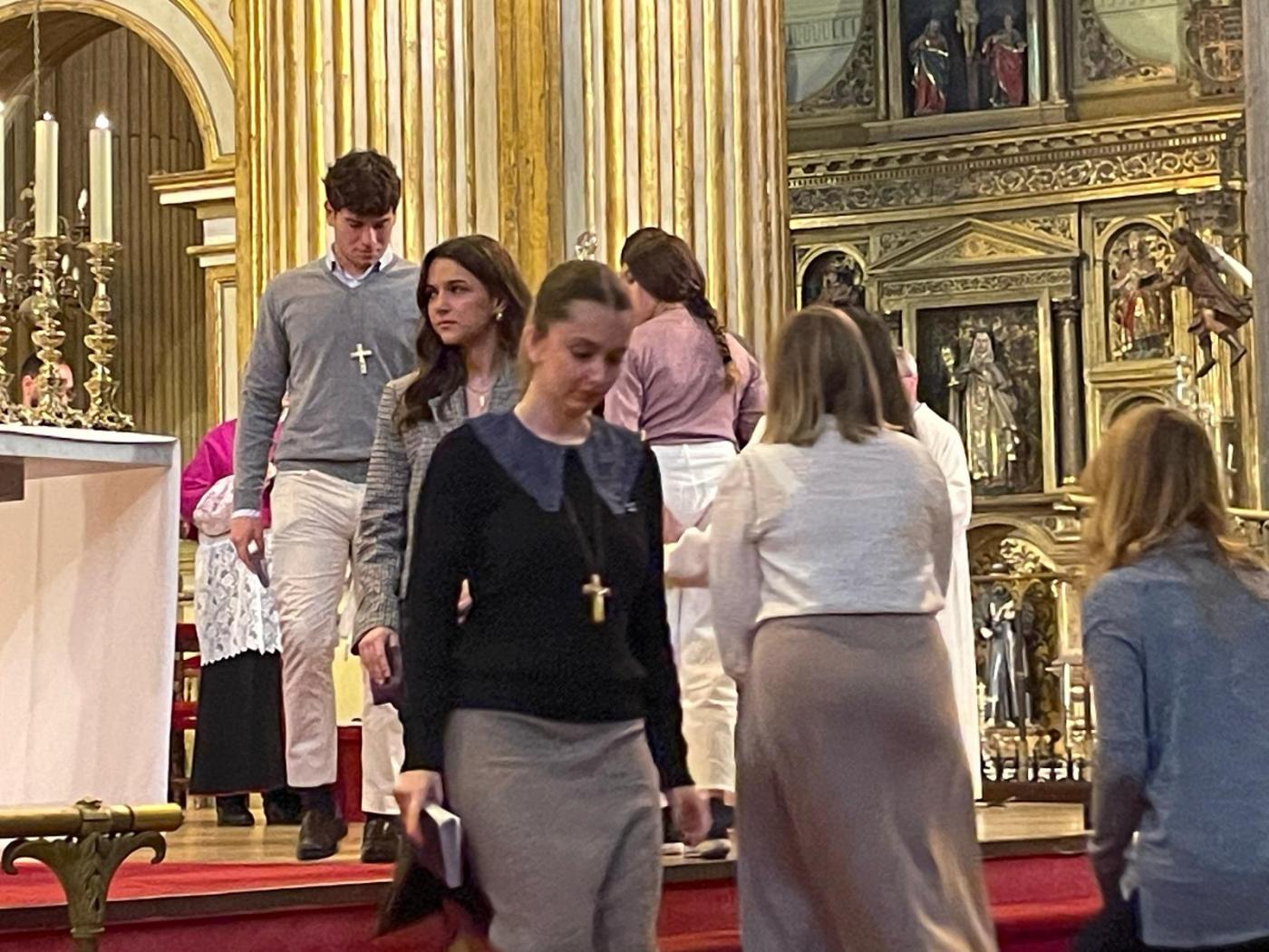 Los catecúmenos concluyen su preparación para recibir la Iniciación Cristiana en Pascua