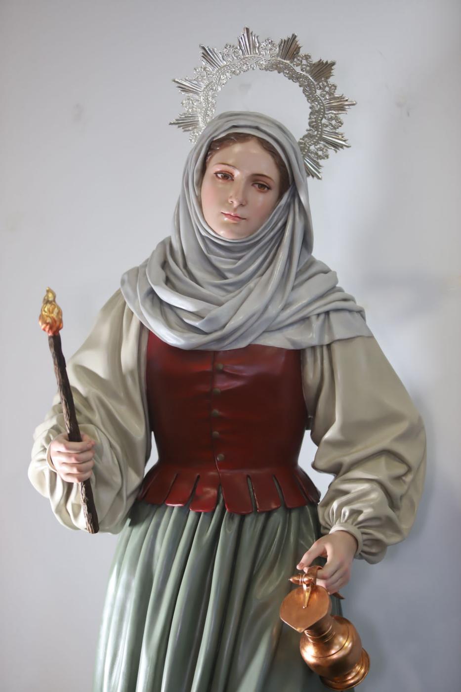 El Sr. Obispo ha bendecido la imagen de santa María de la Cabeza en Estación de Cártama