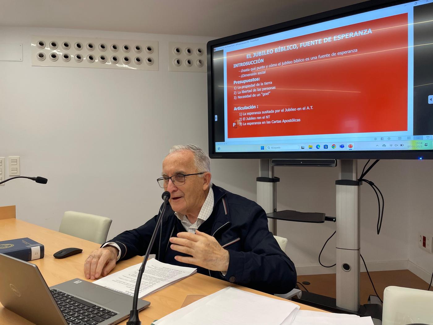 El CESET concluye el Curso Bíblico sobre el Jubileo con el profesor Gabriel Leal