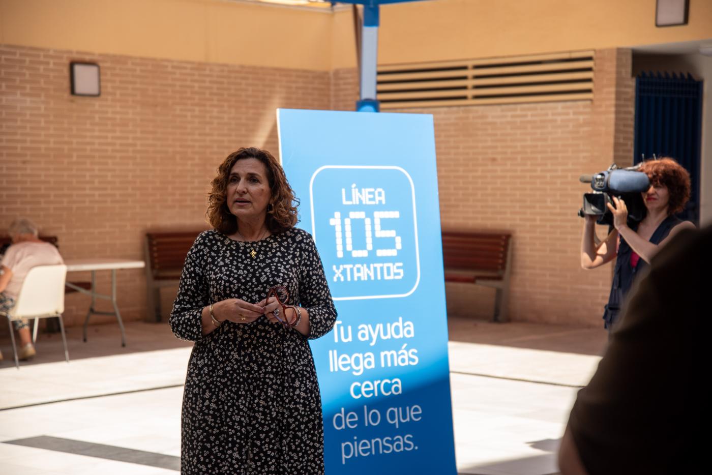 Visita a la parroquia de la Amargura de la Línea 105